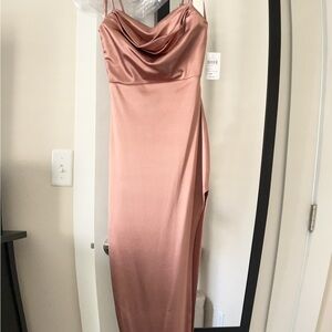 Rose gold dress